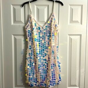 Pink Lulus Party Dress (XL)